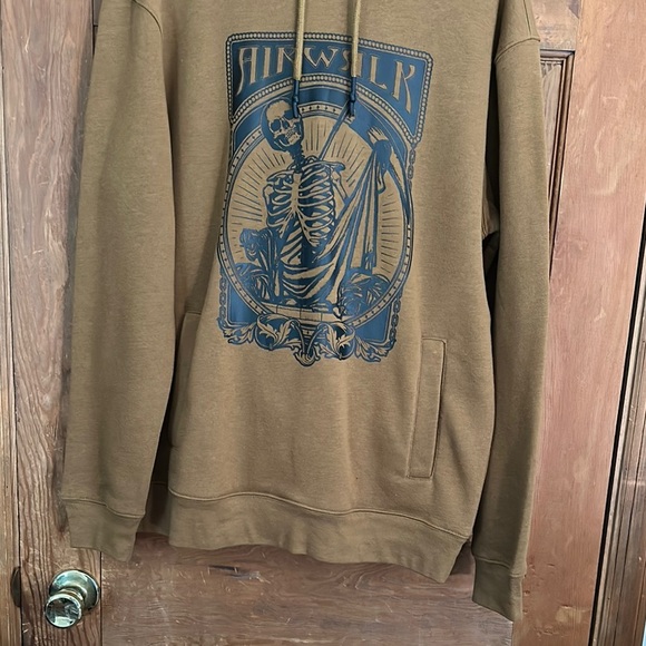 Airwalk Brown Graphic Hoodie Men’s Size Medium - Picture 3 of 9